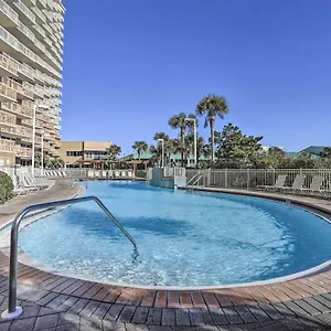 High-rise With Balcony And Pool View Apartment